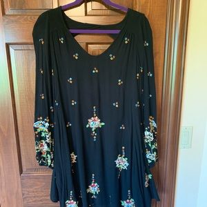 Free people embroidered sun dress